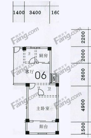 瑞华园商住楼户型图