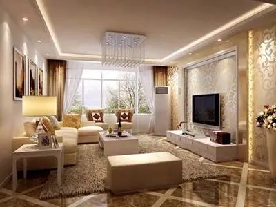 美式混搭三居装修设计_爱家客厅风水知识 客厅装修风_新电视背景墙效果图大全