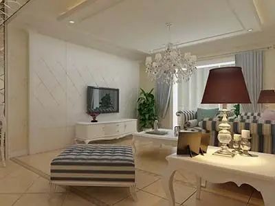 爱家客厅风水知识 客厅装修风_美式混搭三居装修设计_新电视背景墙效果图大全