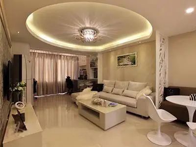 新电视背景墙效果图大全_美式混搭三居装修设计_爱家客厅风水知识 客厅装修风