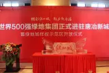 绿地城样板示范区开放及冰雪节开幕现场