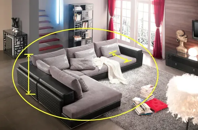 沙发照着这个尺寸选 大小合适 坐着舒服 还不容易得颈椎病